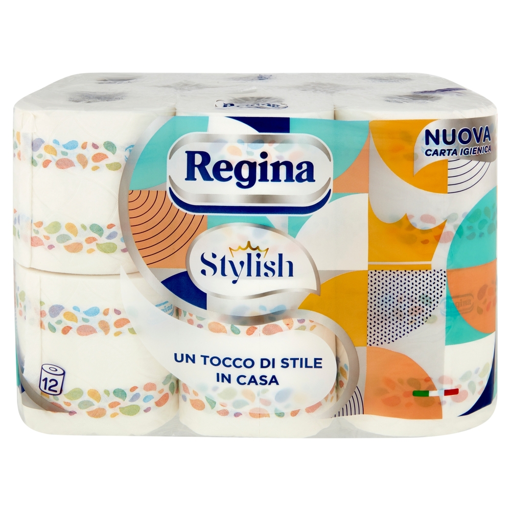 Regina Stylish carta igienica 12 rotoli